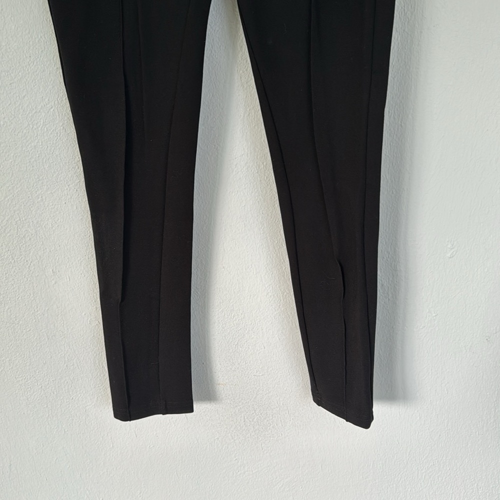 Zara Basic Black Silver Decorative Side Zipper Pu… - image 4